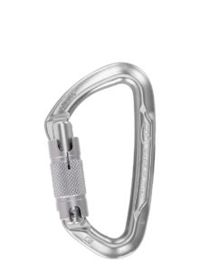 Srebrny karabinek Climbing Technology Lime WG z zamkiem Twist-Lock