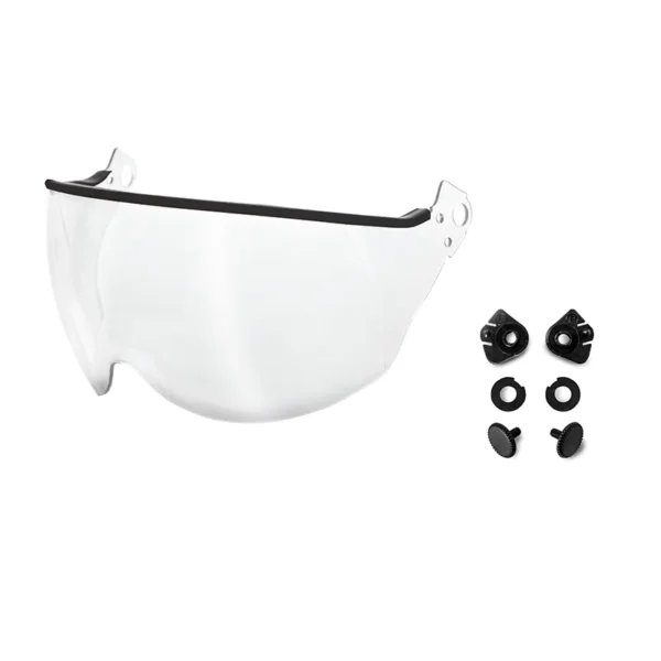 Zestaw wizjer KASK V2 Plus bezbarwny z elementami montażowymi do kasków Superplasma