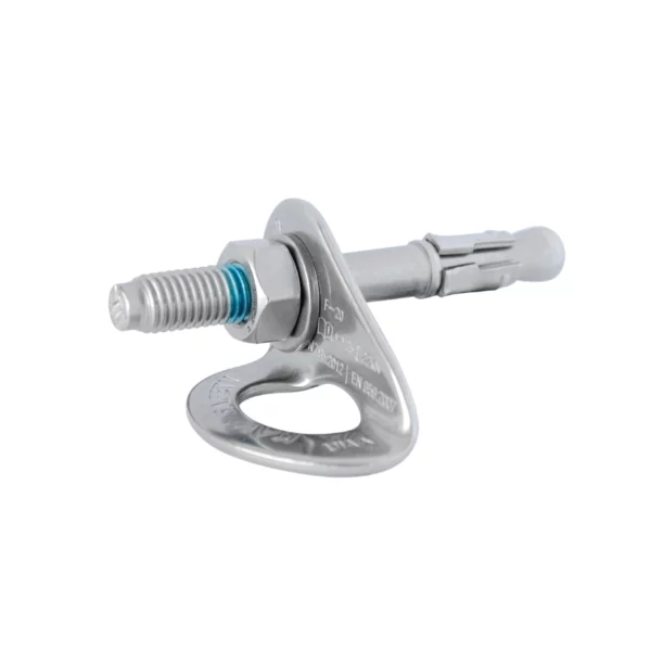 Plakietka asekuracyjna z kotwą mechaniczną ze stali nierdzewnej Kaya Safety F-20 A 12 mm