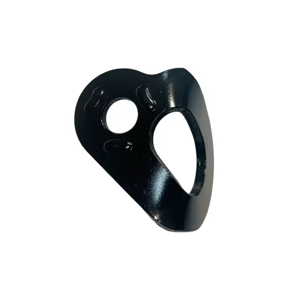 Plakietka kotwicząca Kratos Safety FA6002712A z czarnej stali – widok od tyłu