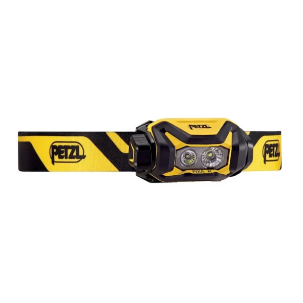 Akumulatorowa latarka czołowa Petzl Pixa R w kolorze żółto-czarnym