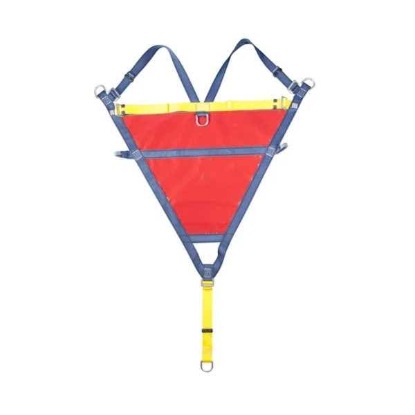 Trójkąt ewakuacyjny Protekt DX 302 czerwony z niebieskimi pasami