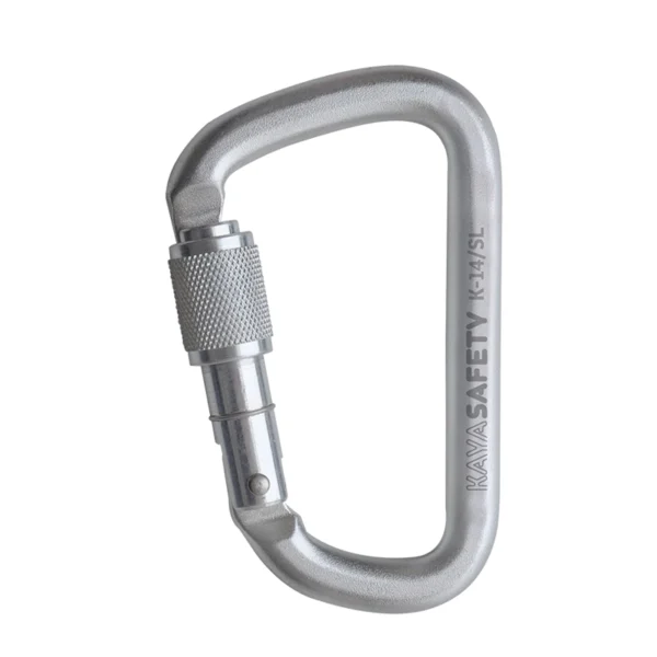 Karabinek stalowy zakręcany Kaya Safety K-14 SL do pracy na wysokości