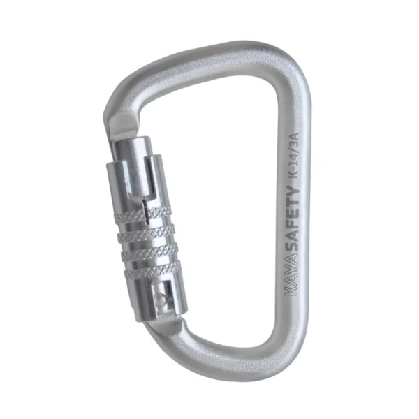 Karabinek stalowy zakręcany Kaya Safety K-14/SL do pracy na wysokości – widok produktu