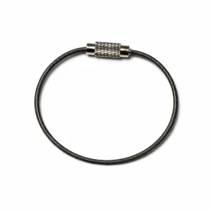 Skręcana stalowa linka narzędziowa Rothoblaas TGRING z zamkiem śrubowym do zabezpieczania narzędzi