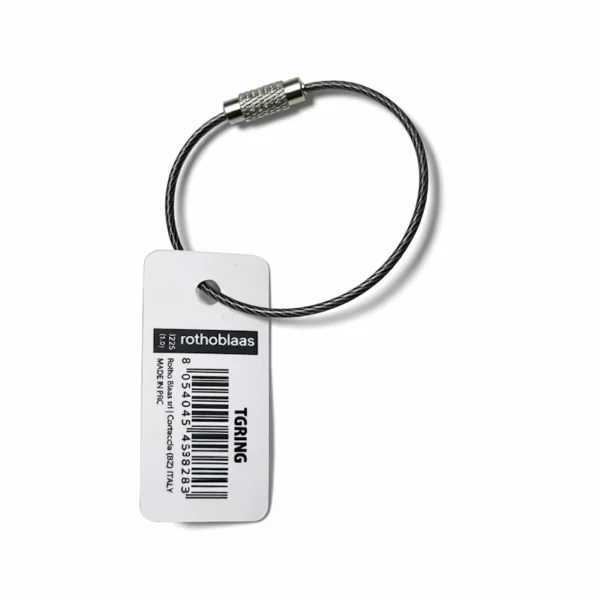 Skręcana stalowa linka narzędziowa Rothoblaas TGRING z zamkiem śrubowym do zabezpieczania narzędzi