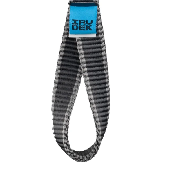 Zbliżenie pętli ekspresowej Irudek EXPRESS MINI 30 cm z wytrzymałej taśmy, detal wykonania i przeszyć