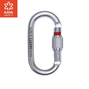 Karabinek stalowy zakręcany owalny Kaya Safety - K30 SL
