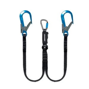 Podwójna elastyczna lonża z amortyzatorem Irudek - ASTUN FLEX Y 180 HSA (383)