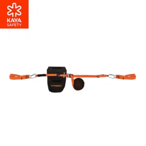 Pozioma lina kotwicząca Kaya Safety MHL 20 m EN 795 C z napinaczem, torbą i logo producenta