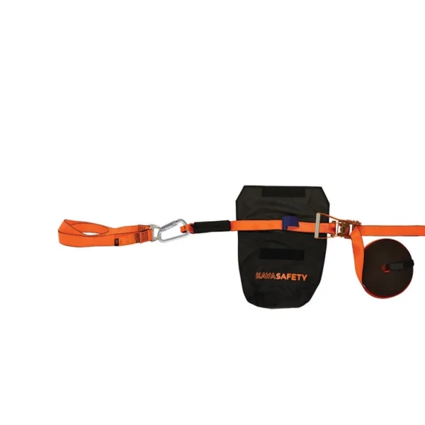 Pozioma lina kotwicząca Kaya Safety MHL 20 m – mobilny system asekuracyjny typu life line