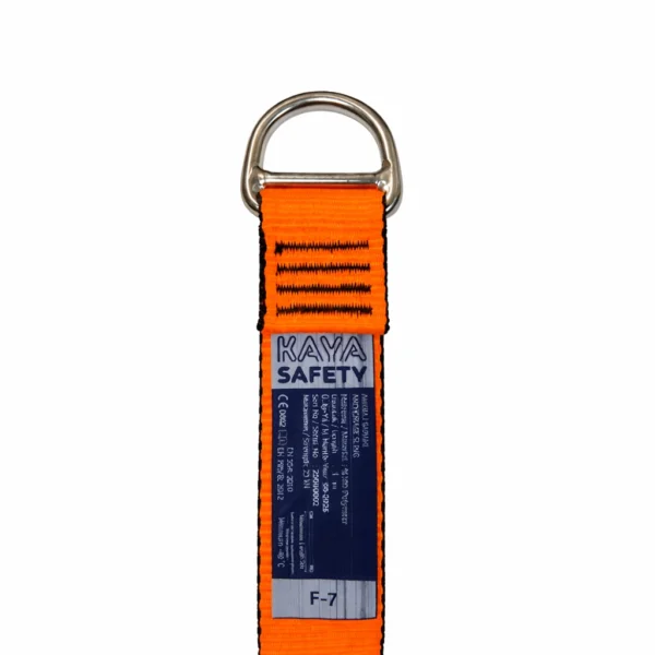 Zaczep taśmowy z ringiem Kaya Safety F-7 – przenośny punkt kotwiczenia EN 795 B